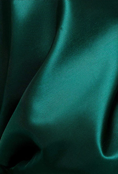 Emerald Goddiva Off Shoulder Back Satin Bow Scuba Midi Dress