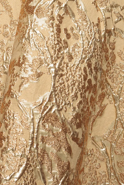 Jacquard Sleeveless A line Midi Dress